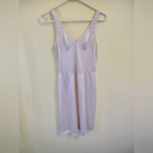 Vintage Warner's Perfect Measure Full Slip Dress Cream Colored 34 Cup 28" Waist